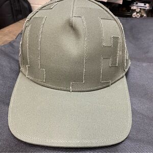 Ferrari Olive Green Embroidered Cap
